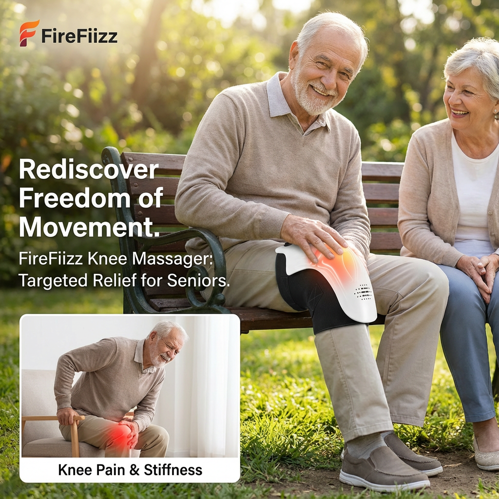 Pro-Restore Smart Cordless Knee & Joint Massager ( 3-in-1 Cordless Thermal Knee Massager with Vibration Therapy )