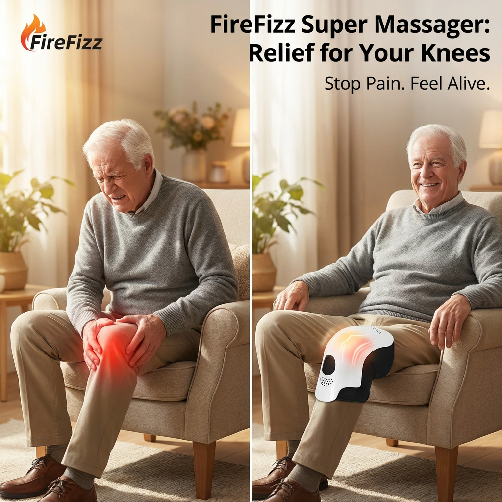 Pro-Restore Smart Cordless Knee & Joint Massager ( 3-in-1 Cordless Thermal Knee Massager with Vibration Therapy )