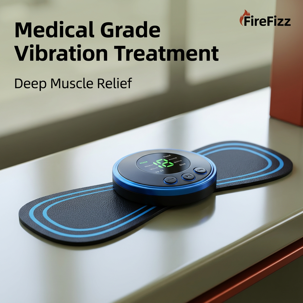 FireFizz™ Mini EMS Pulse Relief Patch "8 Modes & 19 Intensity Levels for Targeted Pain Relief."