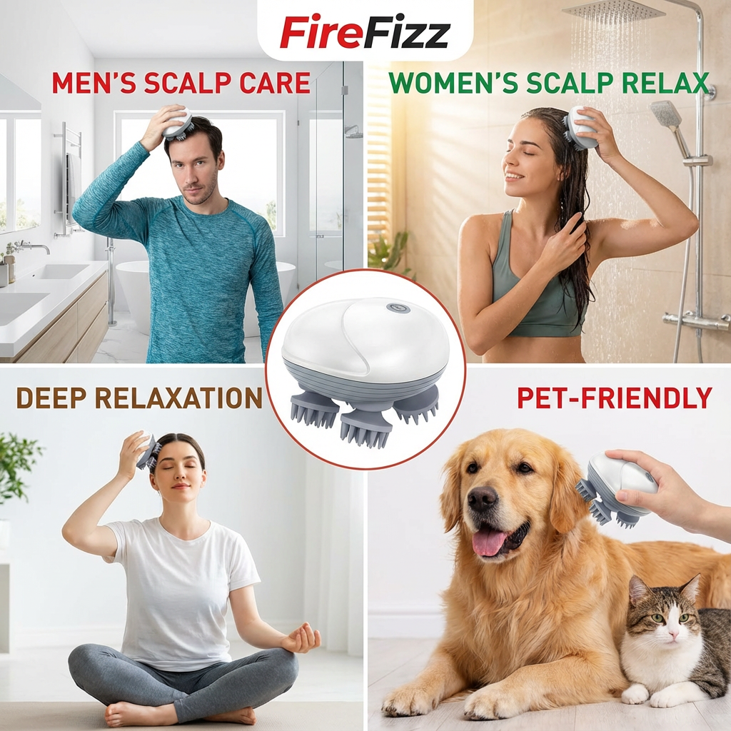 FireFizz Smart Scalp & Body Massa