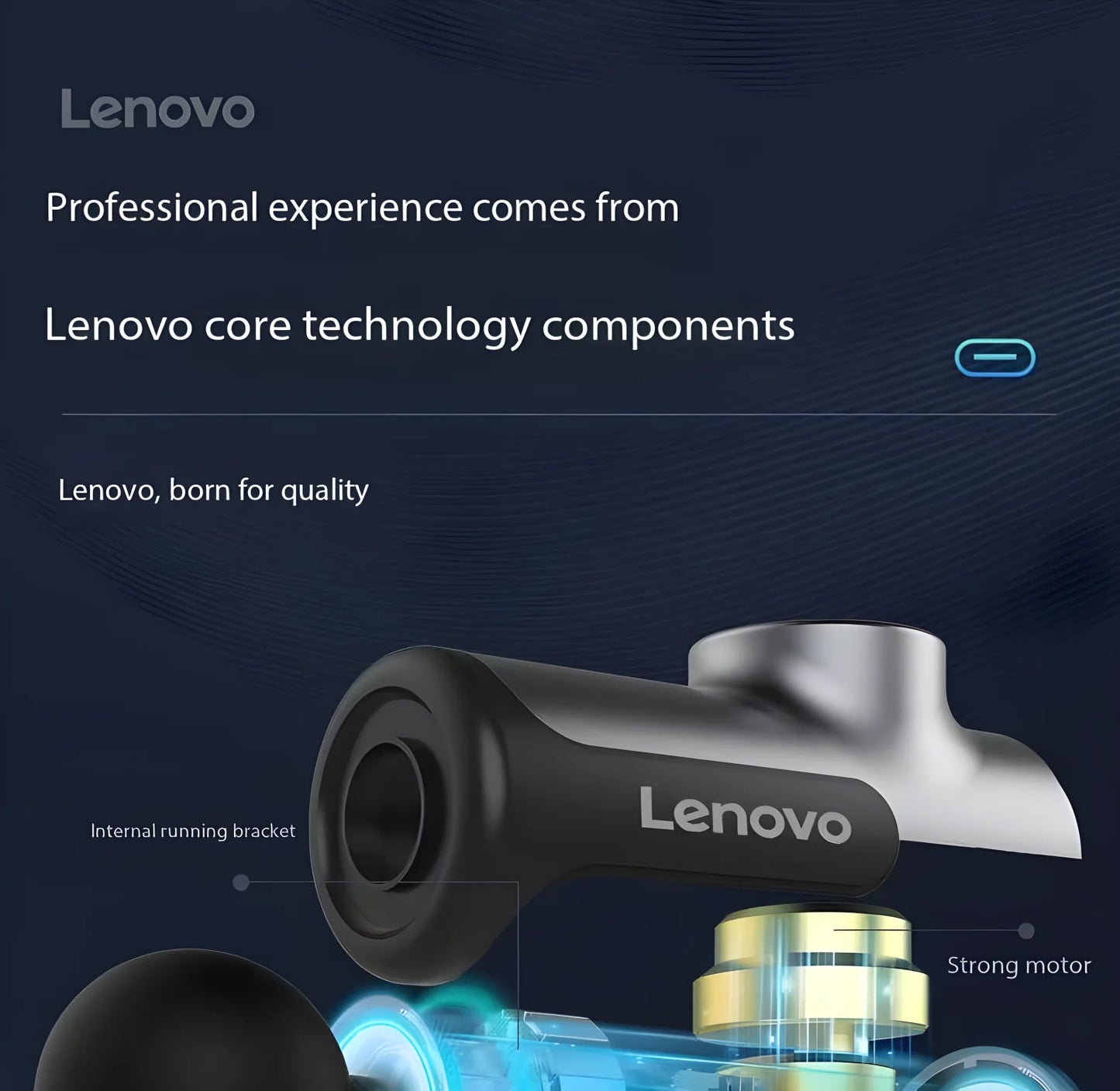 Lenovo Deep Tissue Massage Gun – 8 Professional Heads & LED Touch Screen | Portable Percussion Massager for Muscle Recovery, Pain Relief & Fitness Relaxation