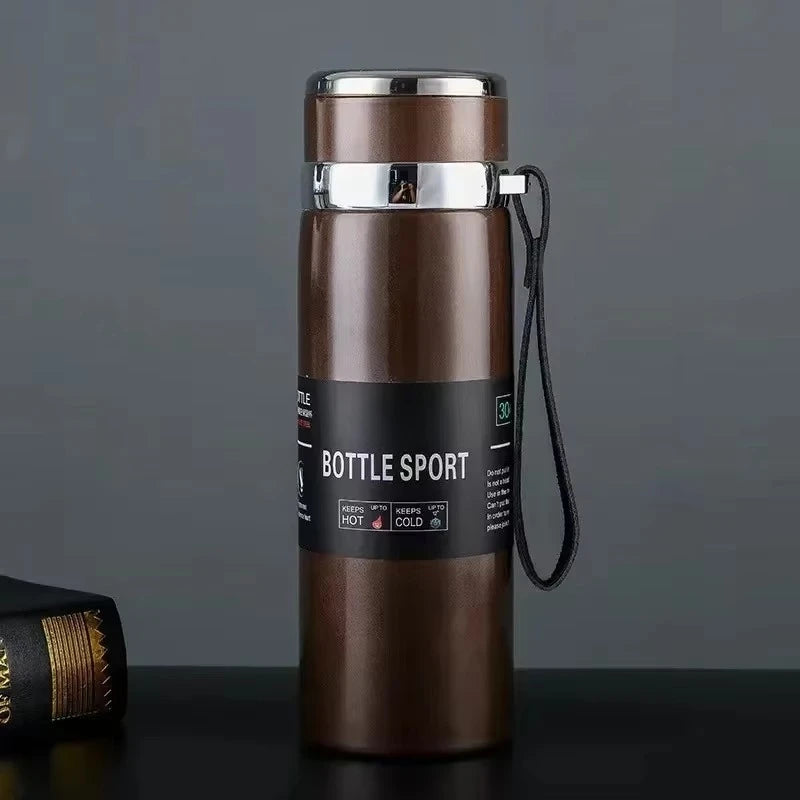 1L Thermal Water Bottle Vacuum Flasks Stainless Steel Thermos Bottle Keep Cold and Hot Water Bottle Thermos for Water Tea Coffee