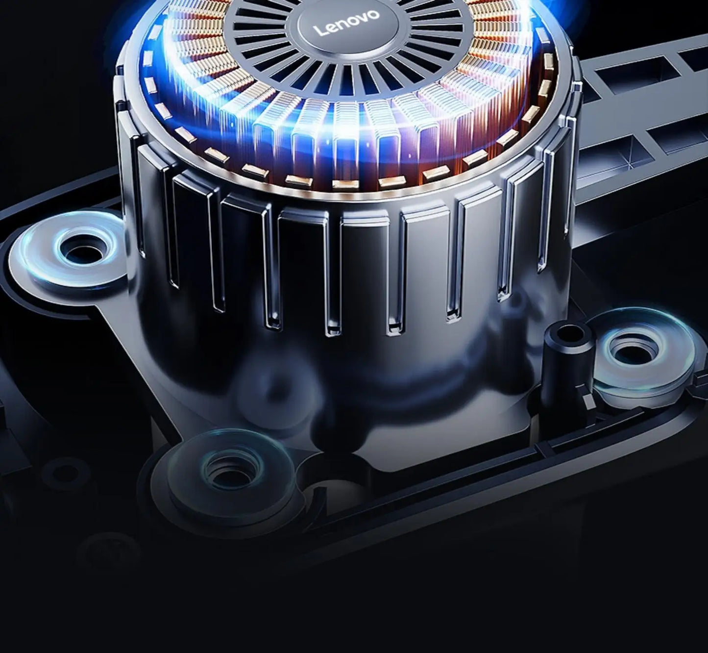 Lenovo Deep Tissue Massage Gun – 8 Professional Heads & LED Touch Screen | Portable Percussion Massager for Muscle Recovery, Pain Relief & Fitness Relaxation