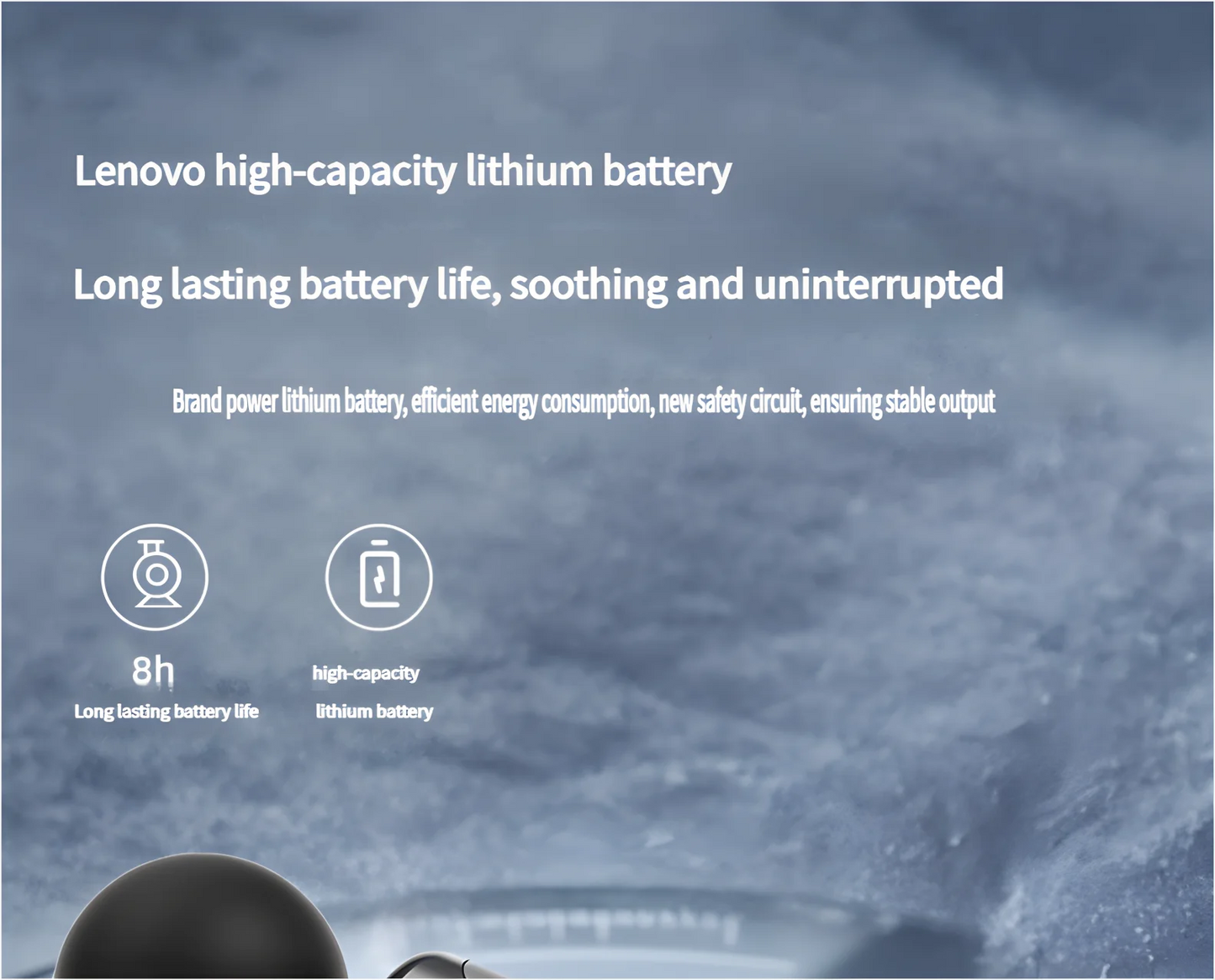 Lenovo Deep Tissue Massage Gun – 8 Professional Heads & LED Touch Screen | Portable Percussion Massager for Muscle Recovery, Pain Relief & Fitness Relaxation