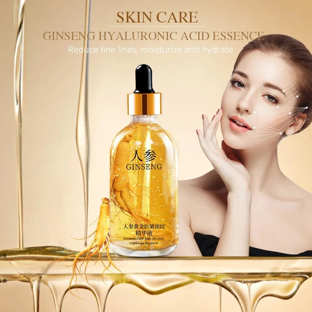24k Gold Luxury Lifting Serum: Hyaluronic Acid & Nicotinamide Face Essence (100ml) | Radiant Glow, Anti-Aging & Youthful Skin Repair