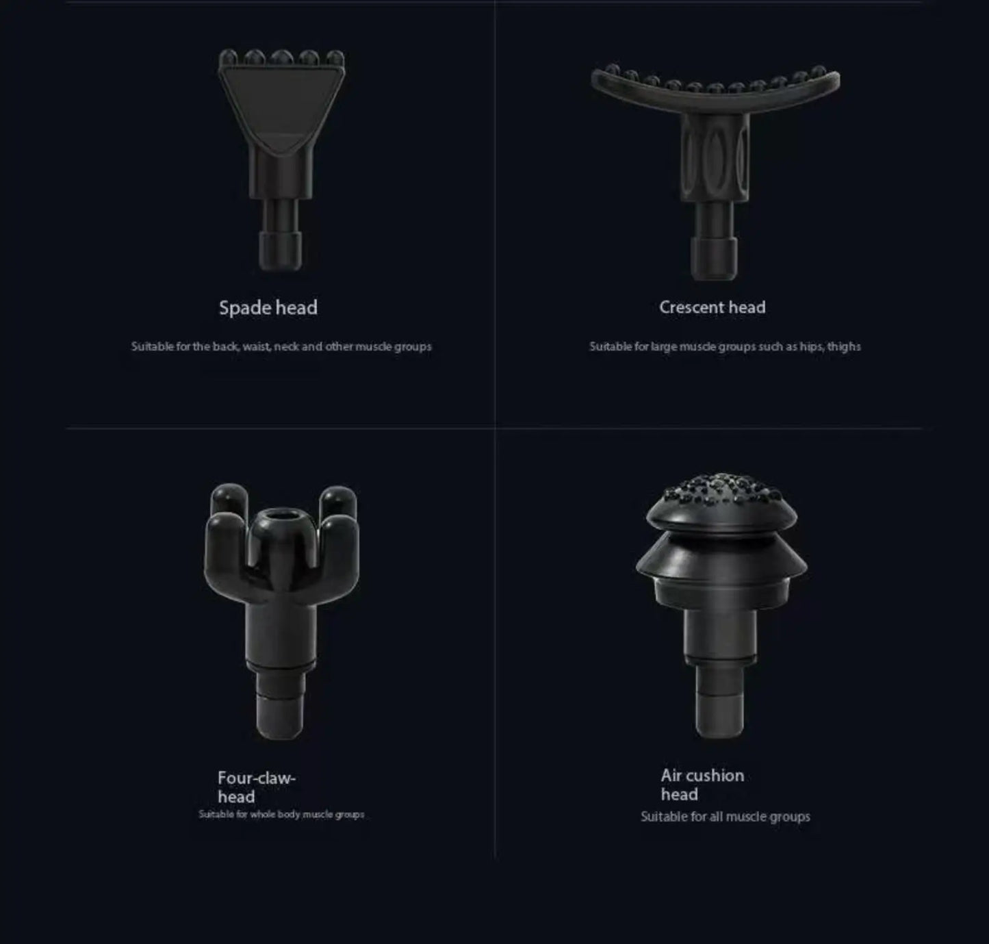 Lenovo Deep Tissue Massage Gun – 8 Professional Heads & LED Touch Screen | Portable Percussion Massager for Muscle Recovery, Pain Relief & Fitness Relaxation