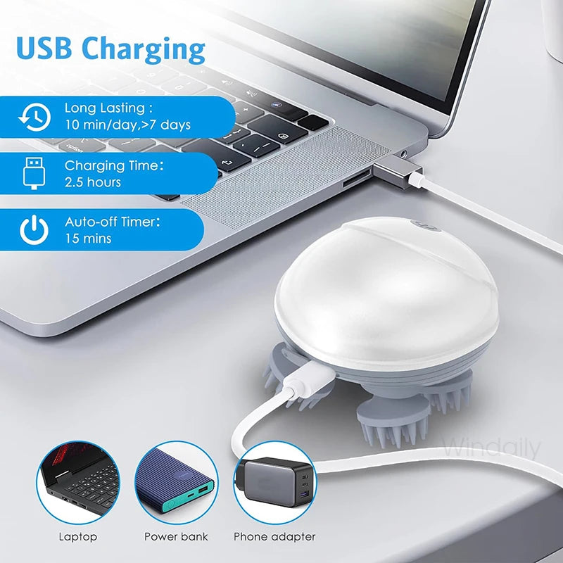 ZenPulse Smart Scalp & Body Massager