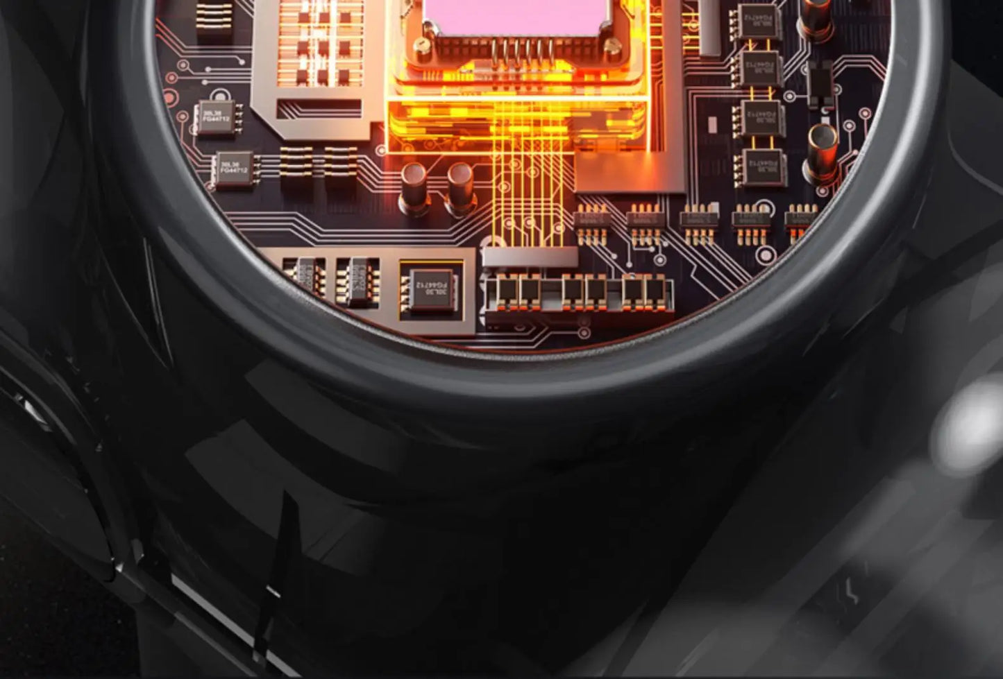 Lenovo Deep Tissue Massage Gun – 8 Professional Heads & LED Touch Screen | Portable Percussion Massager for Muscle Recovery, Pain Relief & Fitness Relaxation