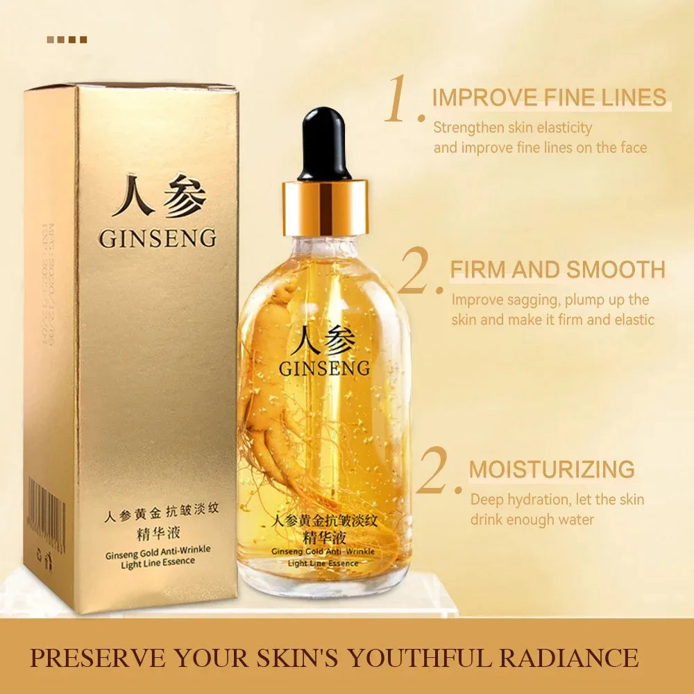 24k Gold Luxury Lifting Serum: Hyaluronic Acid & Nicotinamide Face Essence (100ml) | Radiant Glow, Anti-Aging & Youthful Skin Repair